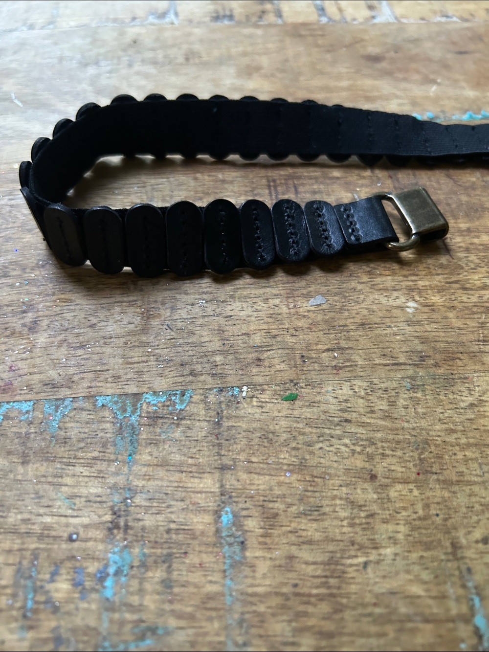 Adjustable Black Leather Belt for Women From Anthropologie NWOT - Picture 6 of 6